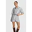 REFINED DEPARTMENT Oversized Short Sleeve Blouse Alana Silver