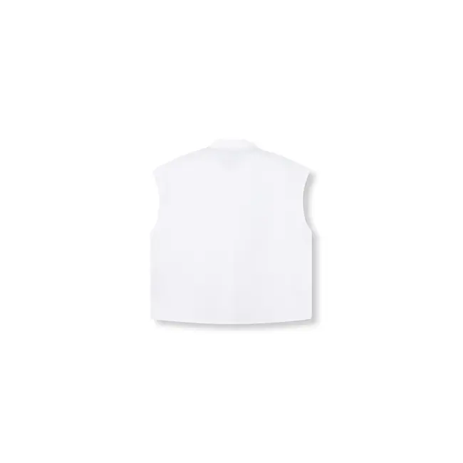 REFINED DEPARTMENT Poplin Blouse Raffy White