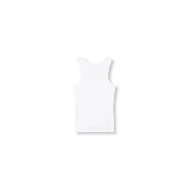 REFINED DEPARTMENT Knitted Singlet Studs Bente Off White