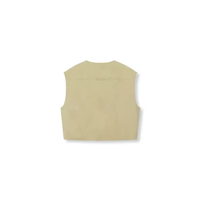 REFINED DEPARTMENT Sleeveless Cargo Gilet Noa Sand