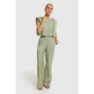 REFINED DEPARTMENT Flowy Wide Leg Pants Nova Army