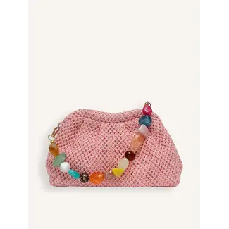 Loelle Bead Bag Pink