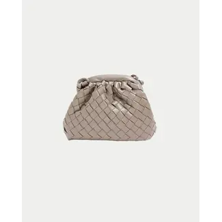 Dumpling Braided Bag Taupe