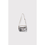 ALIX THE LABEL Ladies Woven Silver Bag