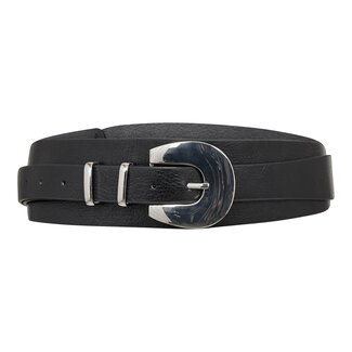 CO'COUTURE Loro Maxi belt Black