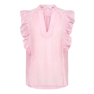 CO'COUTURE Avi Lace Top Rosebloom