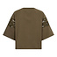 CO'COUTURE Ely Lace Tee Sweat Army