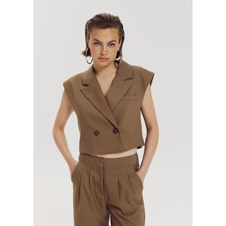 HARPER & YVE Esmee Gilet Muted Moss