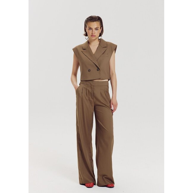 HARPER & YVE Esmee Gilet Muted Moss
