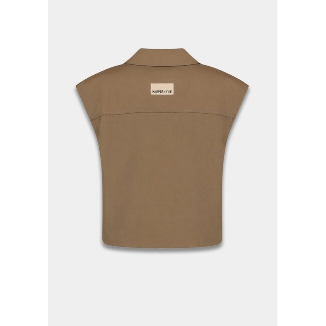 HARPER & YVE Esmee Gilet Muted Moss