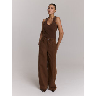 REFINED DEPARTMENT Balloon Fit Jeans Hailey Brown