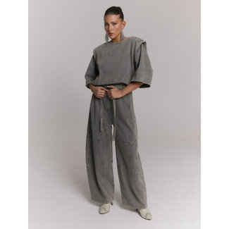 REFINED DEPARTMENT Jumpsuit Balloon Pants Mona Mid Grey