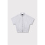 REFINED DEPARTMENT Short Sleeve Cardigan Leona Grey Melange
