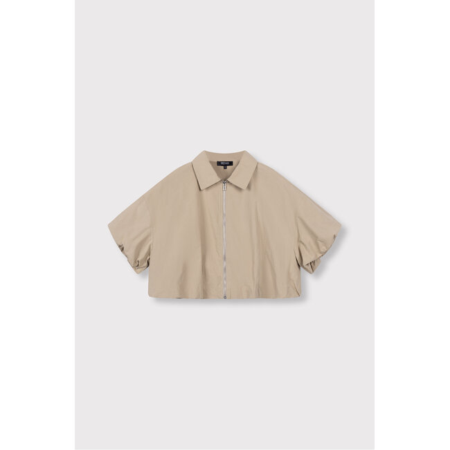 REFINED DEPARTMENT Cropped Blouse Zipper Inaya