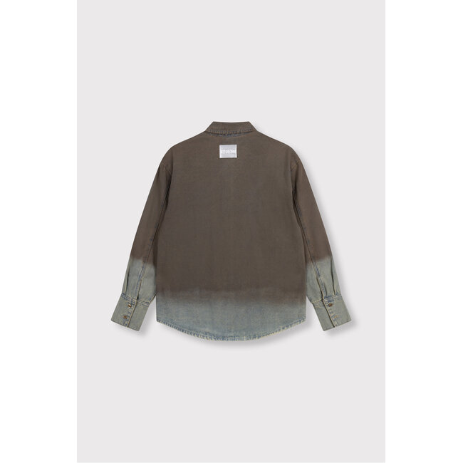 REFINED DEPARTMENT Washed Denim Blouse Naro