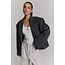 ALIX THE LABEL Short Hairy Coat Antracite Melange