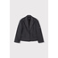 ALIX THE LABEL Short Hairy Coat Antracite Melange