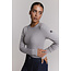 ALIX THE LABEL Rib Longsleeve Shirt Warm Soft Grey Melange