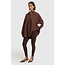 ALIX THE LABEL Knitted Clean Legging Deep Brown