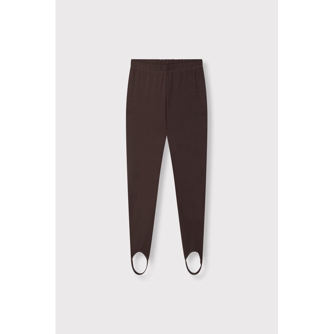 ALIX THE LABEL Knitted Clean Legging Deep Brown