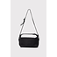 ALIX THE LABEL Woven Faux Leather Small Bag Black