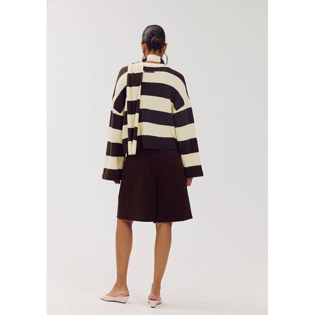 HARPER & YVE Indy Vest Hot Fudge Stripe