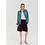 HARPER & YVE Jella Blouse Teal Blue Check