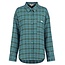 HARPER & YVE Jella Blouse Teal Blue Check
