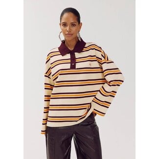 HARPER & YVE Pollie Sweater Paprika Stripe