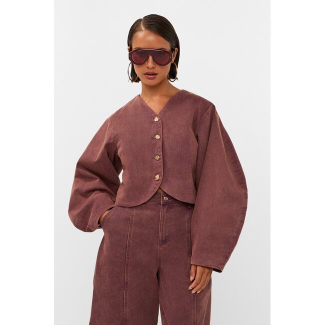 STUDIO AMAYA Kael Jacket Bordeaux