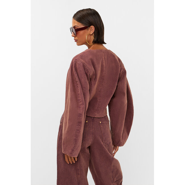 STUDIO AMAYA Kael Jacket Bordeaux