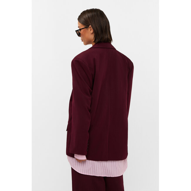 STUDIO AMAYA Haven Blazer Bordeaux