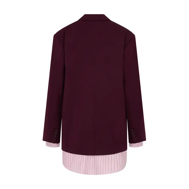 STUDIO AMAYA Haven Blazer Bordeaux