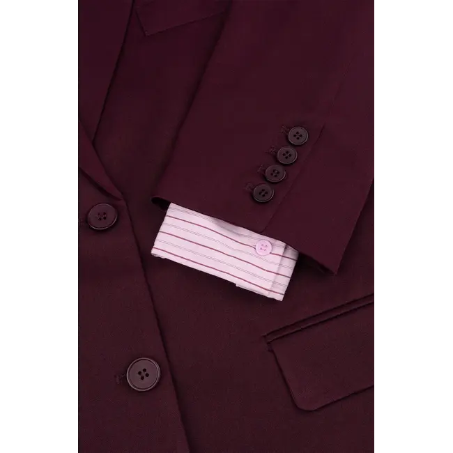 STUDIO AMAYA Haven Blazer Bordeaux