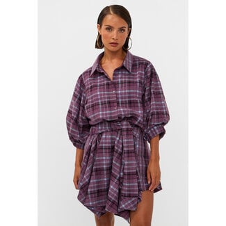 STUDIO AMAYA Vale Blouse Purple
