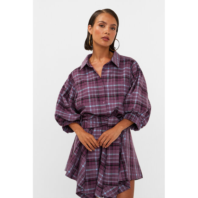 STUDIO AMAYA Vale Blouse Purple