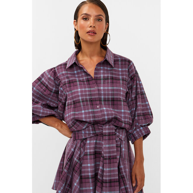 STUDIO AMAYA Vale Blouse Purple