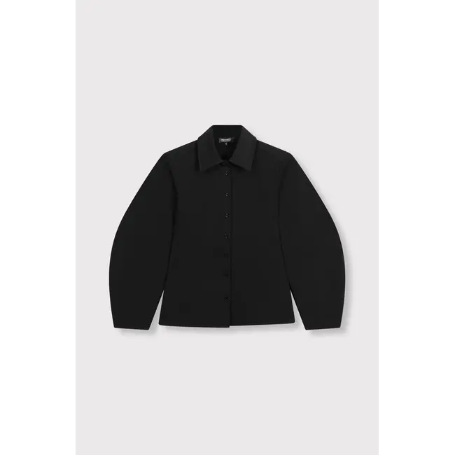 REFINED DEPARTMENT Woven Balloon Blouse Lila Black