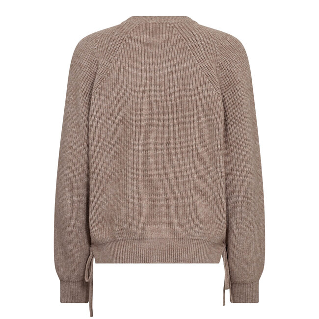 CO'COUTURE Row Braid String Knit Mink