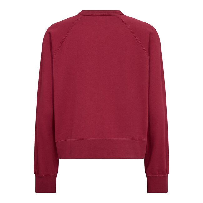 CO'COUTURE Eris Co'couture Patch Sweat Berry Red