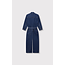 ALIX THE LABEL Woven Denim Jumpsuit Denim Blue
