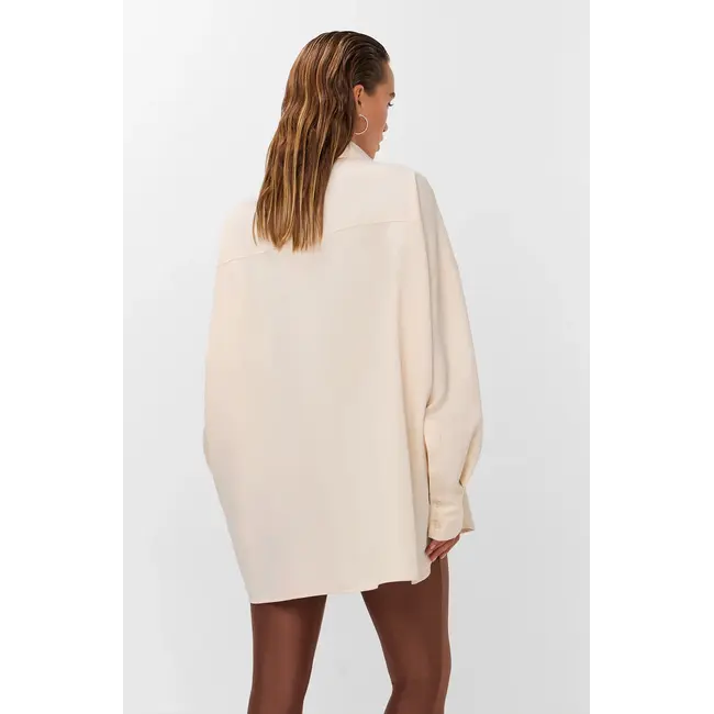 STUDIO AMAYA Vesper Blouse White