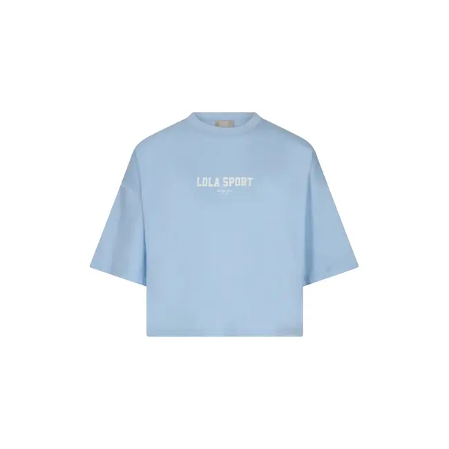 THE LOLA CLUB Stella Tee Icey Blue