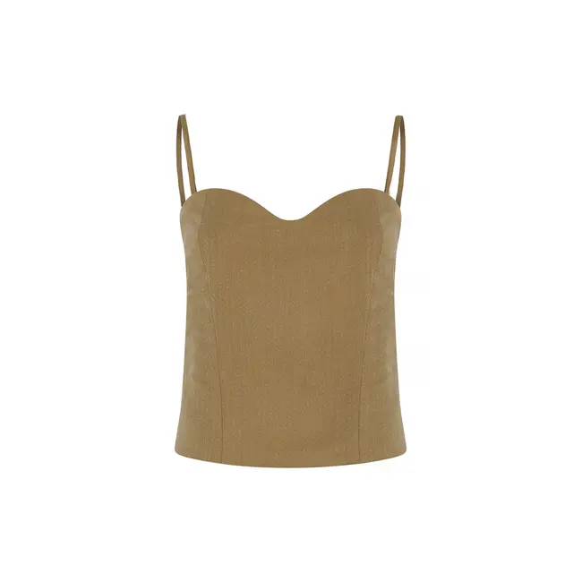 STUDIO AMAYA Late Night Top Green