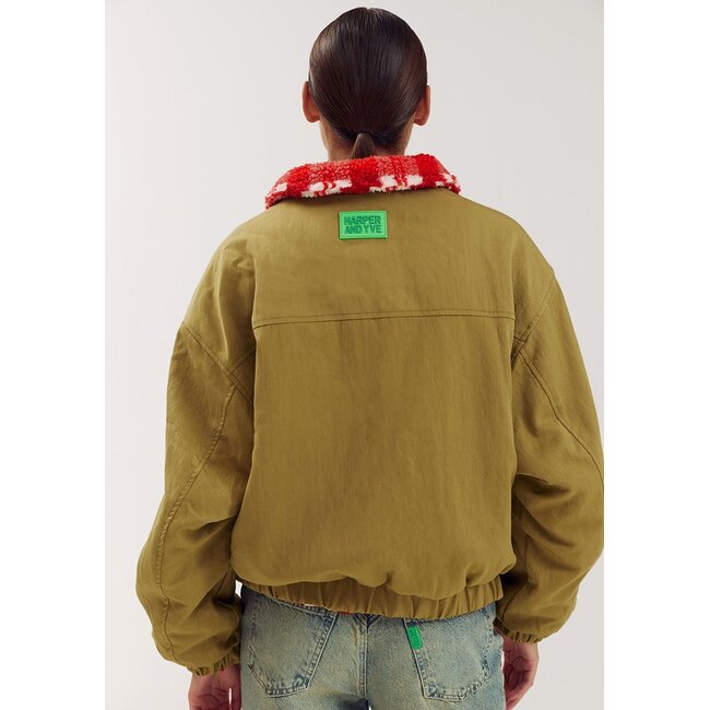 HARPER & YVE Bertje Jacket Check Khaki