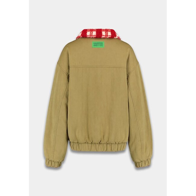 HARPER & YVE Bertje Jacket Check Khaki