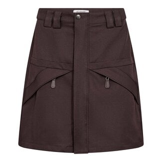 CO'COUTURE Luna Mini Skirt Bison