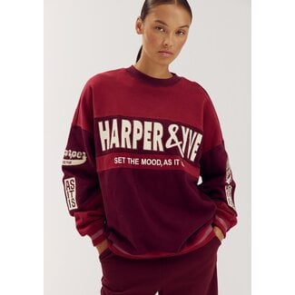 HARPER & YVE Ace Sweater Tipsy Red