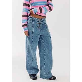 HARPER & YVE Meave Pants Mid Blue