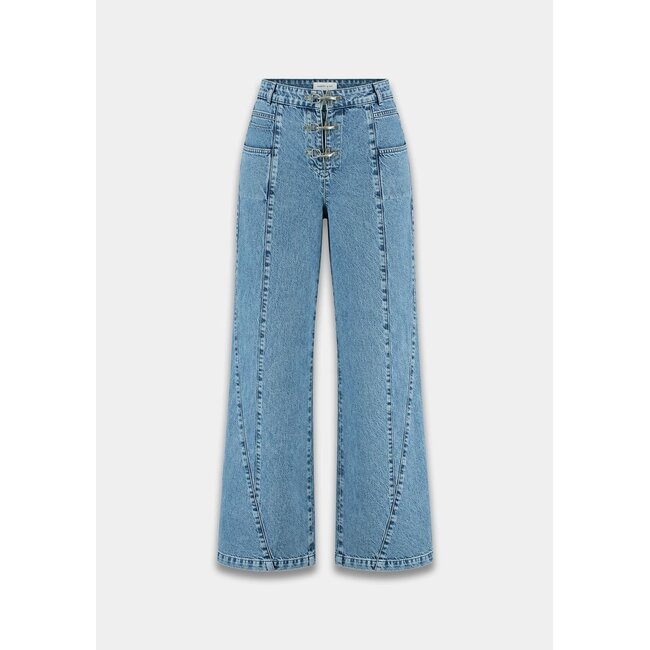 HARPER & YVE Meave Pants Mid Blue